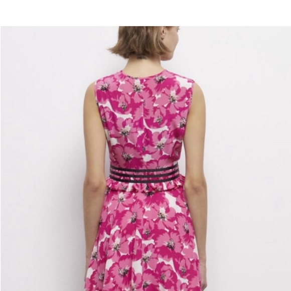 NWT The Kooples ‘Summer Party’Pink Floral Mini Dress - Picture 2 of 5